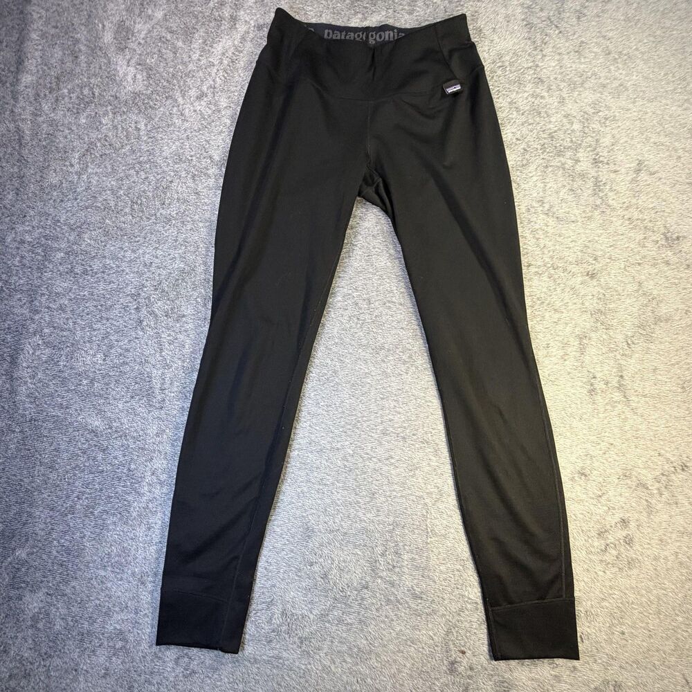 Patagonia Leggings Womens Size XS Black Capilene Midweight Baselayer Thermal